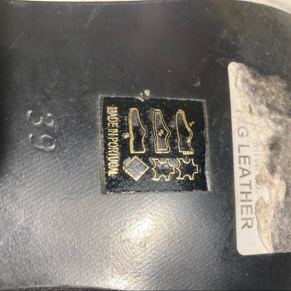 LA FEE Sz 39 Leather Slingback Mules with Buckle Closure NWOT - Picture 9 of 12